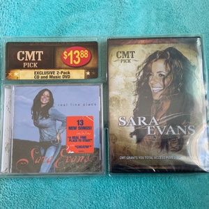 Sara Evans Rare CMT Exclusive Pick Pack CD & DVD